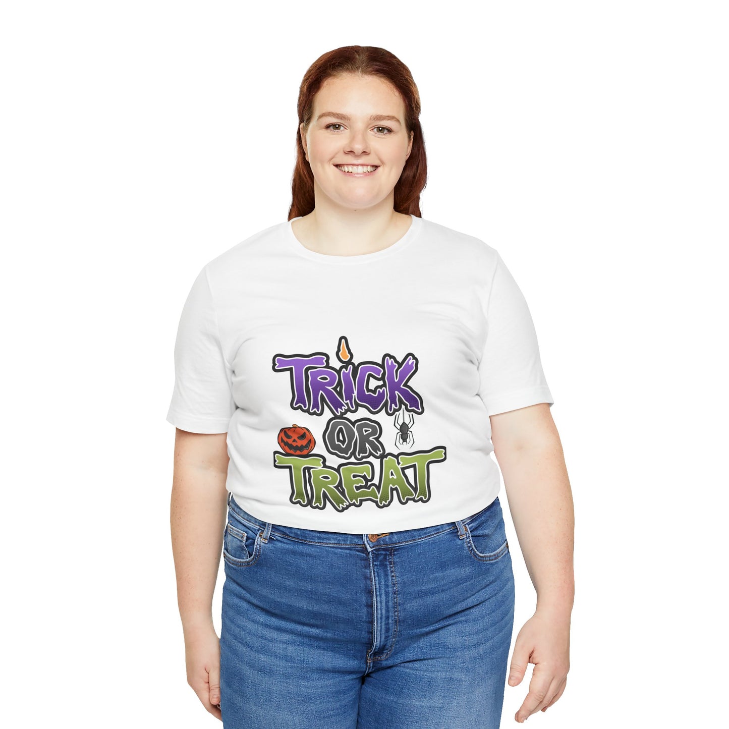 Trick or Treat  Unisex Tee: Magical Attitude Shirt, Witchy Apparel, Unique Gift, Humor T-Shirt, Fun Everyday Wear