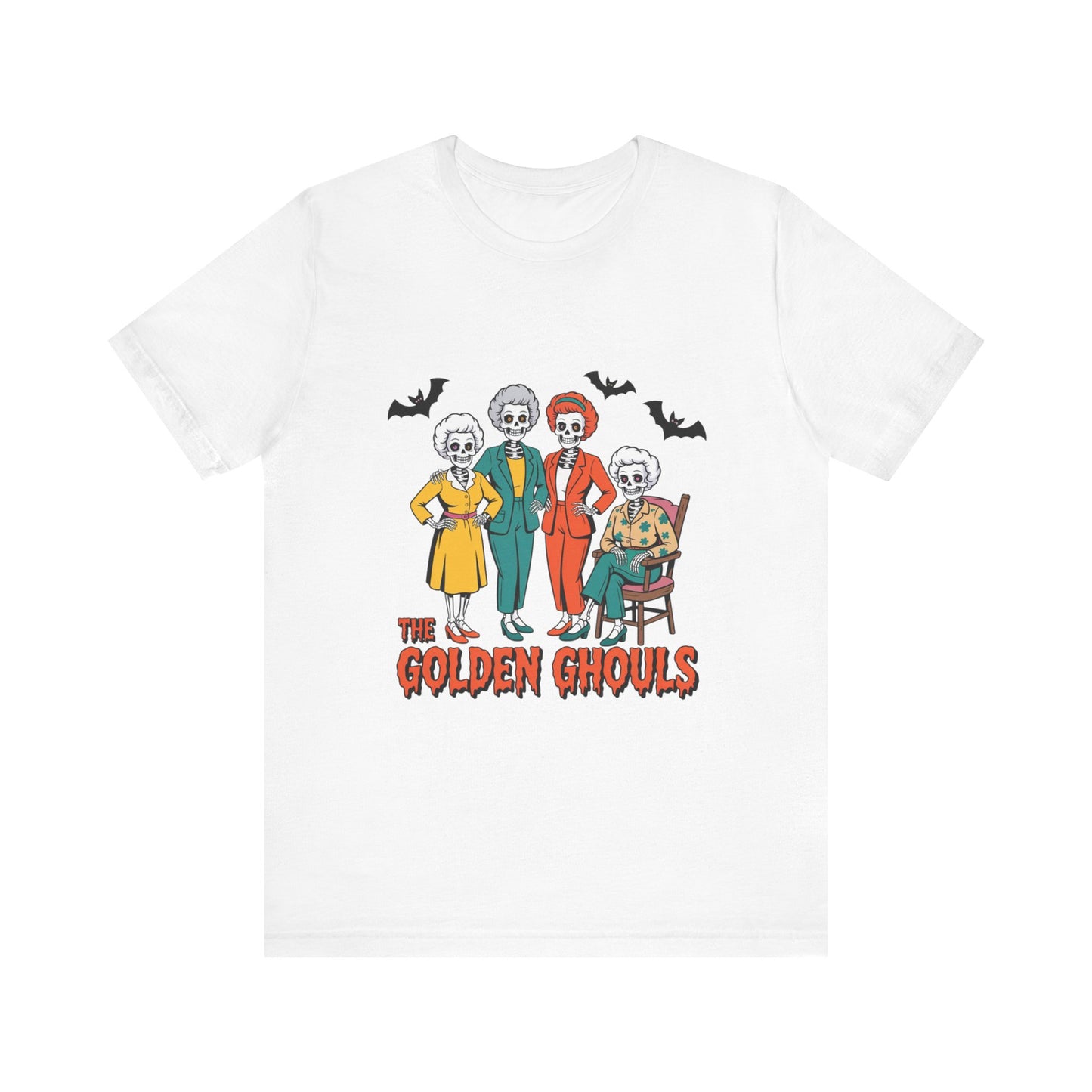 The Golden Ghouls Unisex Tee: Magical Attitude Shirt, Witchy Apparel, Unique Gift, Humor T-Shirt, Fun Everyday Wear