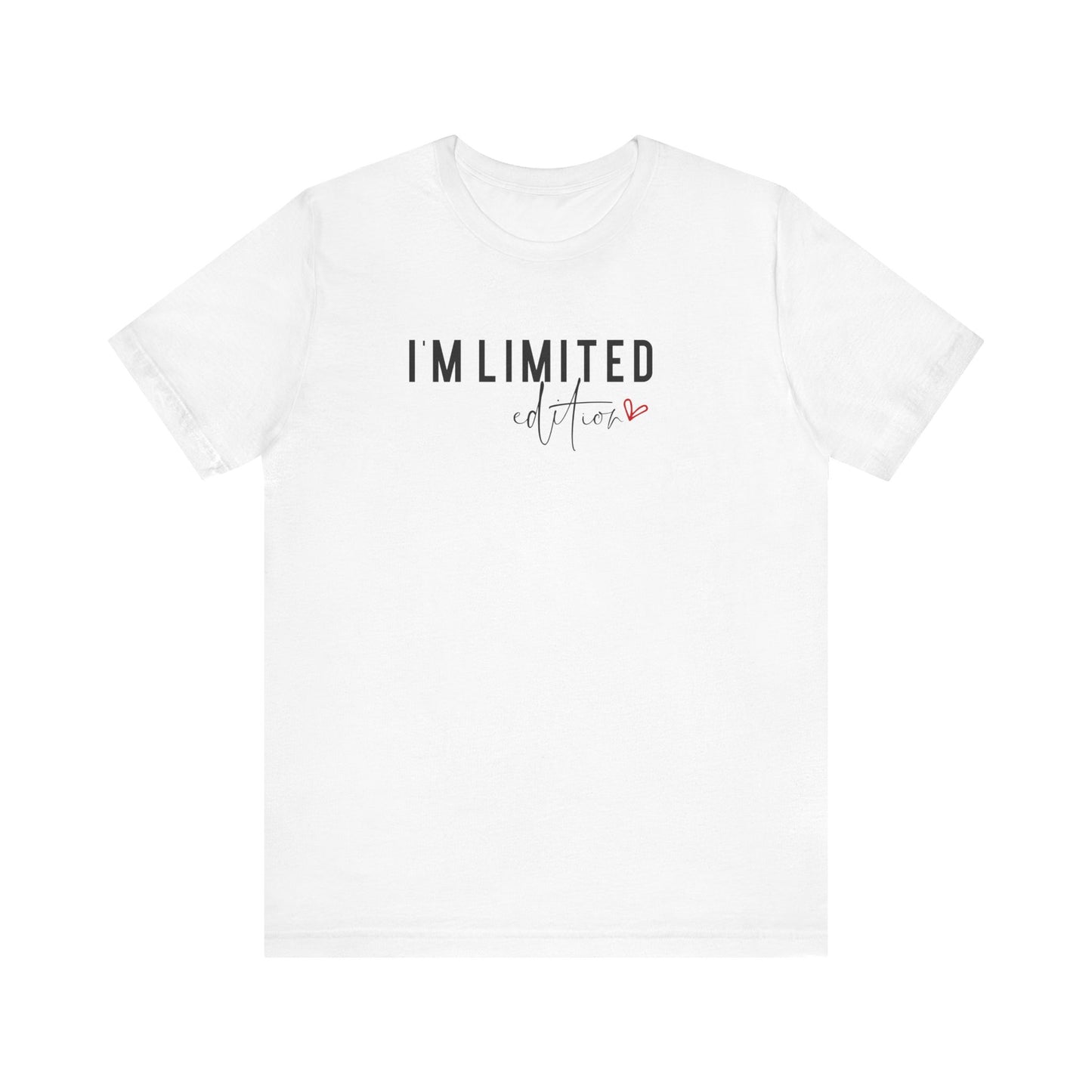I'm Limited Edition Short Sleeve Tee - Unisex T-shirt for Everyday Wear, Casual Gift, Trendy Apparel, Perfect for Self-Expression, [...]