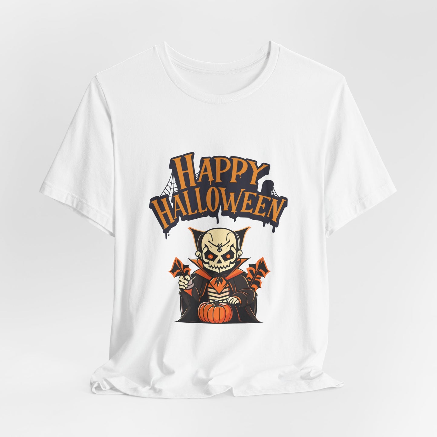 Happy Halloween Dracula Unisex Tee: Magical Attitude Shirt, Witchy Apparel, Unique Gift, Humor T-Shirt, Fun Everyday Wear
