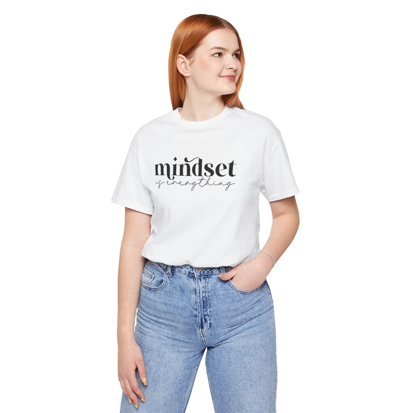 Mindset is Everything Short Sleeve Tee - Unisex T-shirt for Everyday Wear, Casual Gift, Trendy Apparel, Perfect for Self-Expression, [...]