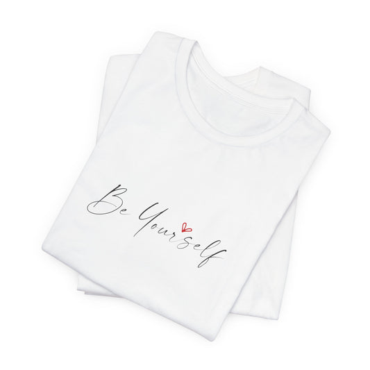 Be Yourself Short Sleeve Tee - Unisex T-shirt for Everyday Wear, Casual Gift, Trendy Apparel, Perfect for Self-Expression, [...]