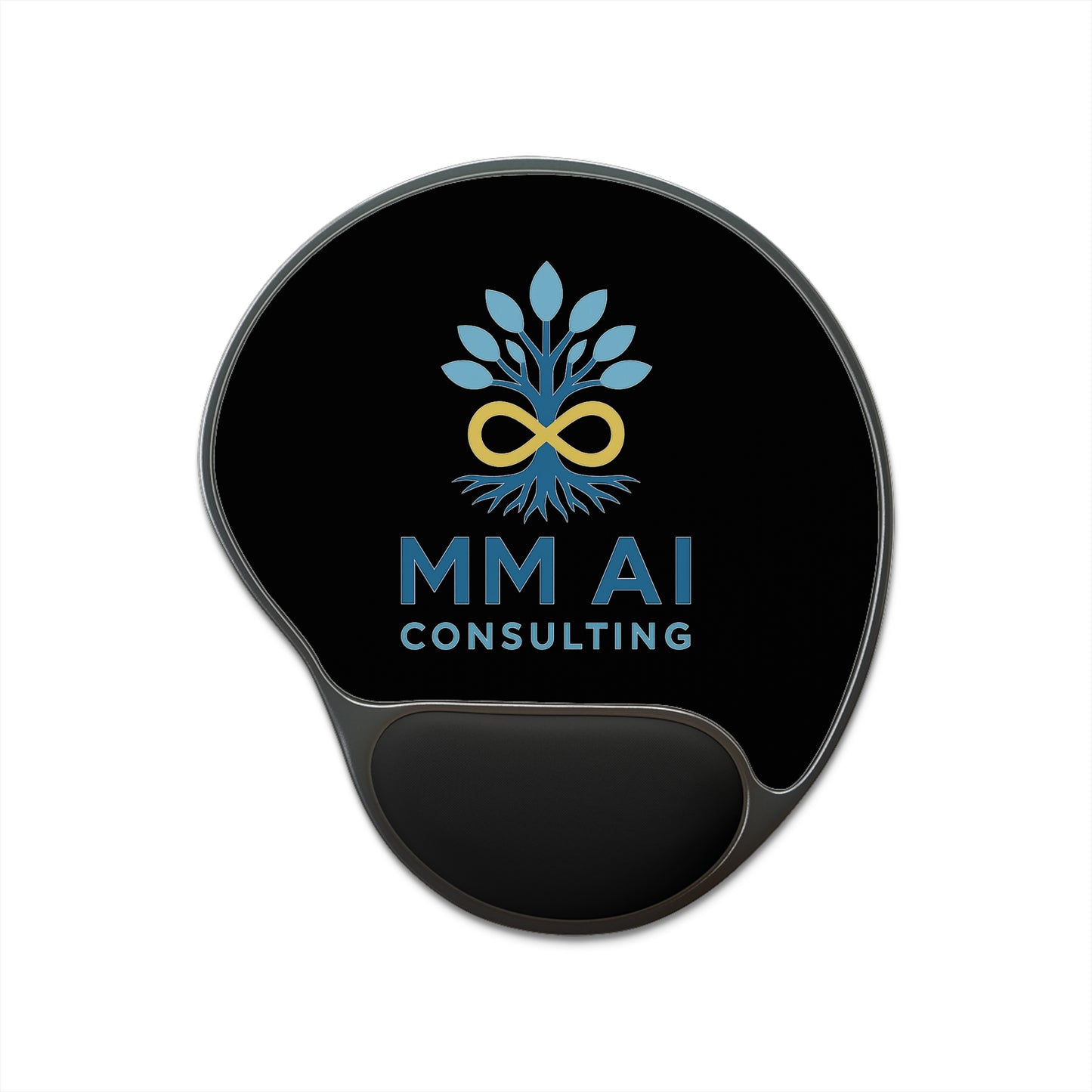 Personalized Mouse Pad with Wrist Rest — Ergonomic Office Desk Mousepad