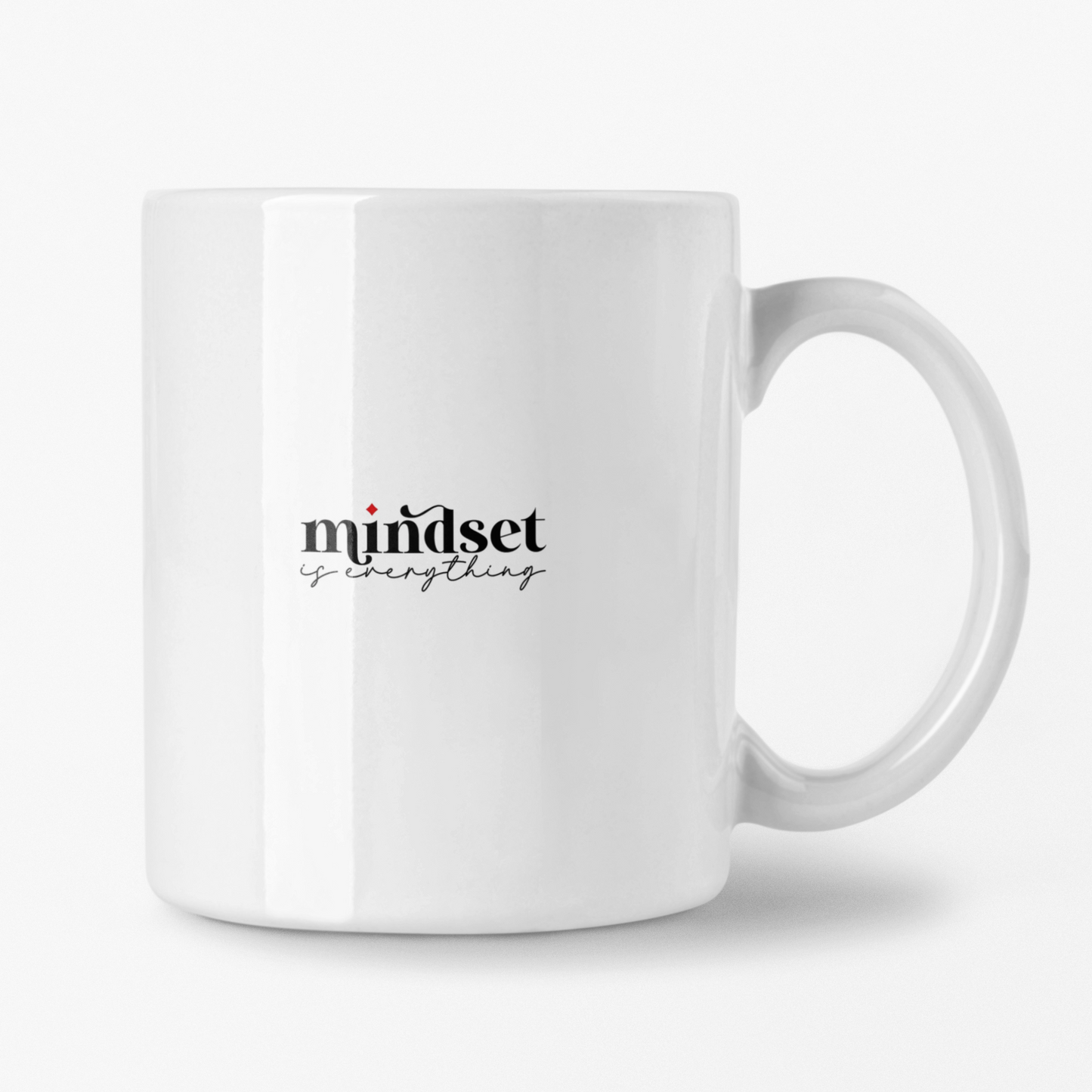 Mindset is Everything Ceramic Mug, Inspirational Coffee Cup, Heartfelt Gift, Self-Care, Home Decor, Morning Routine, Thoughtful Present