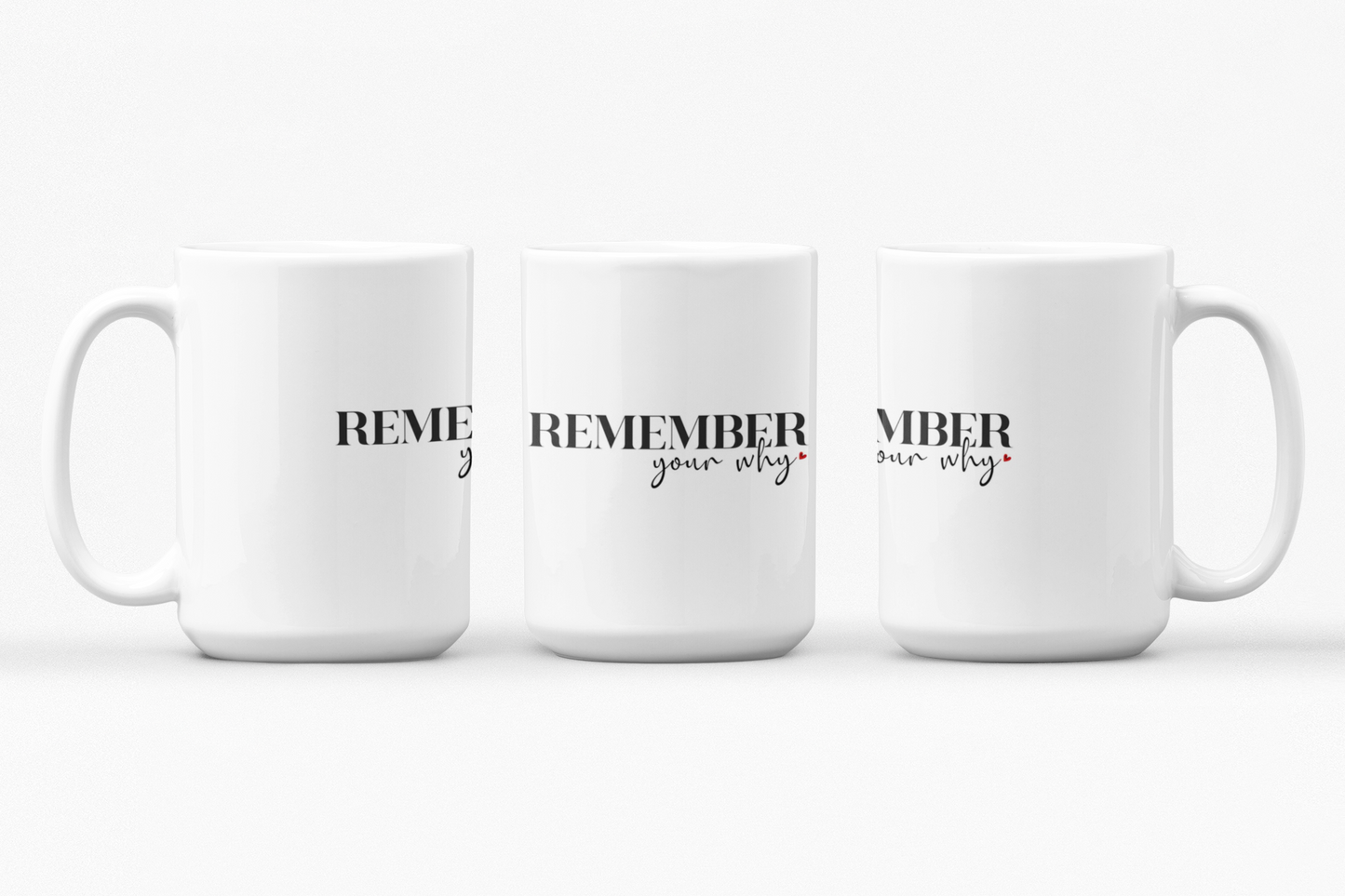 Remember Your Why Ceramic Mug, Inspirational Coffee Cup, Heartfelt Gift, Self-Care, Home Decor, Morning Routine, Thoughtful Present
