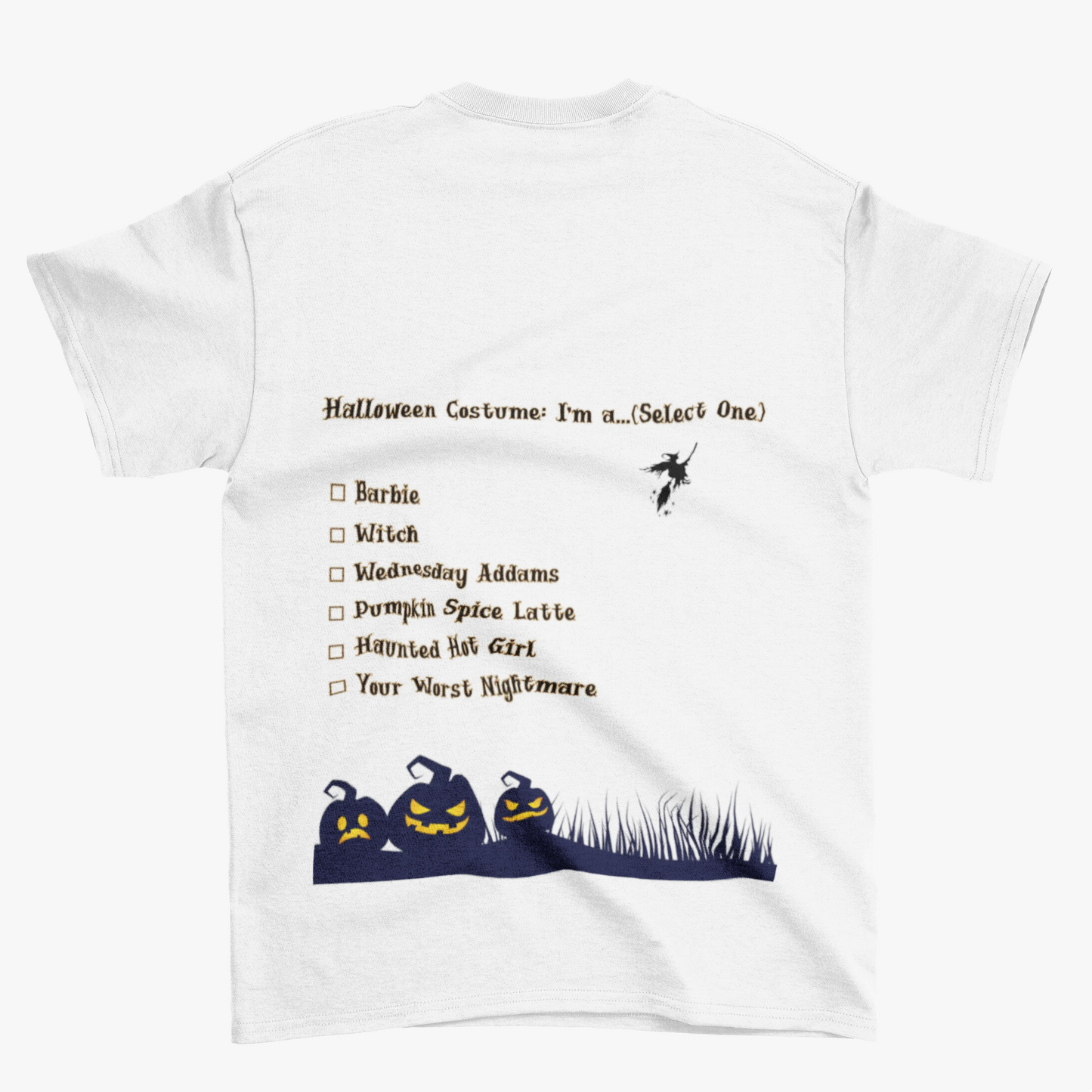 Halloween Costume Unisex Tee: Magical Attitude Shirt, Witchy Apparel, Unique Gift, Humor T-Shirt, Fun Everyday Wear