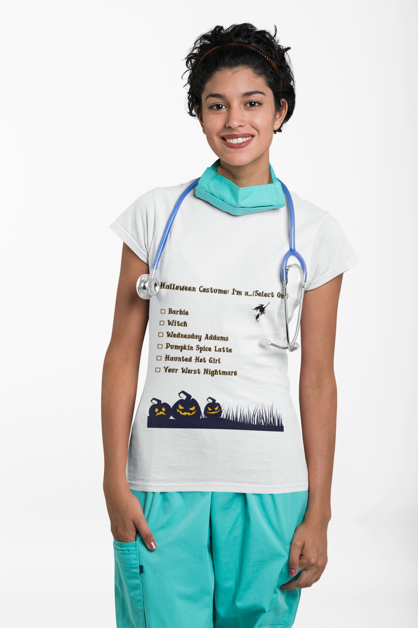 Halloween Costume Unisex Tee: Magical Attitude Shirt, Witchy Apparel, Unique Gift, Humor T-Shirt, Fun Everyday Wear