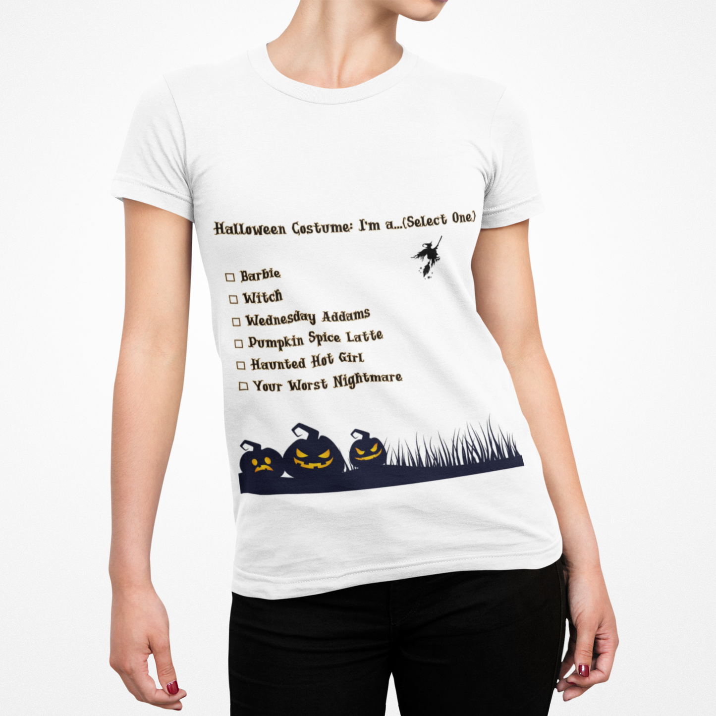 Halloween Costume Unisex Tee: Magical Attitude Shirt, Witchy Apparel, Unique Gift, Humor T-Shirt, Fun Everyday Wear