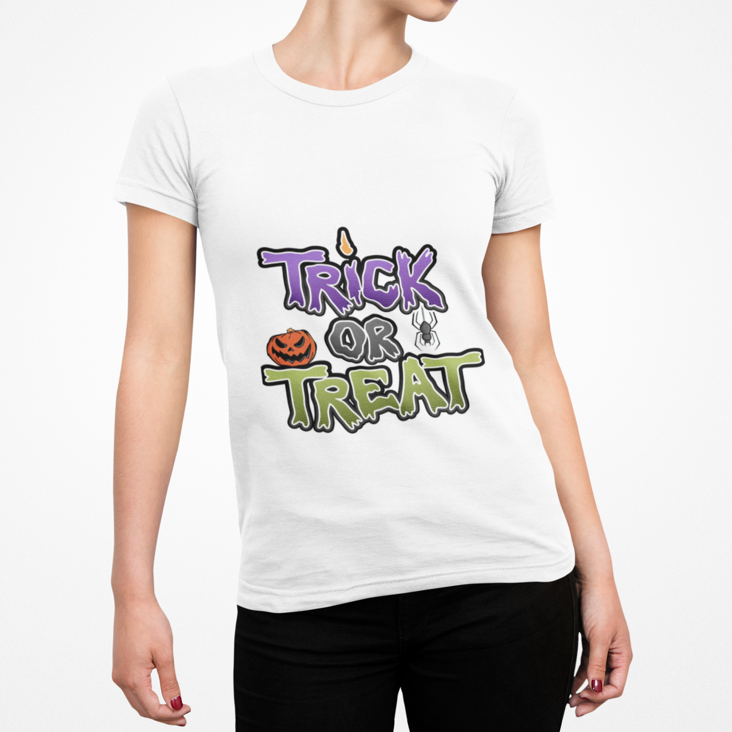 Trick or Treat  Unisex Tee: Magical Attitude Shirt, Witchy Apparel, Unique Gift, Humor T-Shirt, Fun Everyday Wear