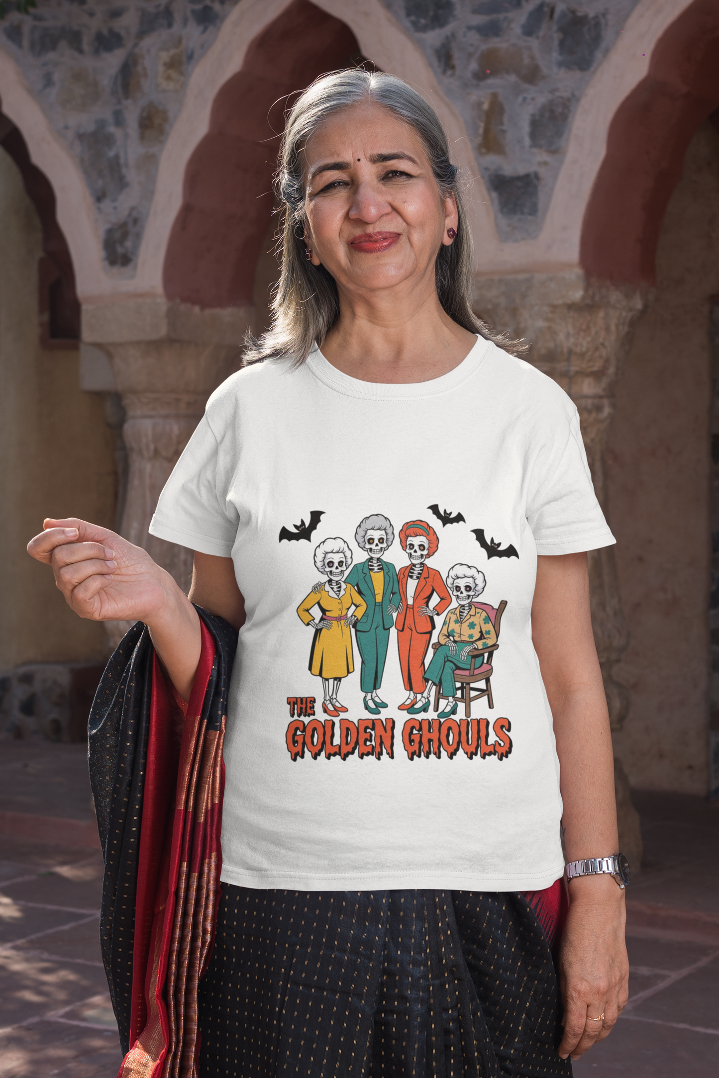 The Golden Ghouls Unisex Tee: Magical Attitude Shirt, Witchy Apparel, Unique Gift, Humor T-Shirt, Fun Everyday Wear