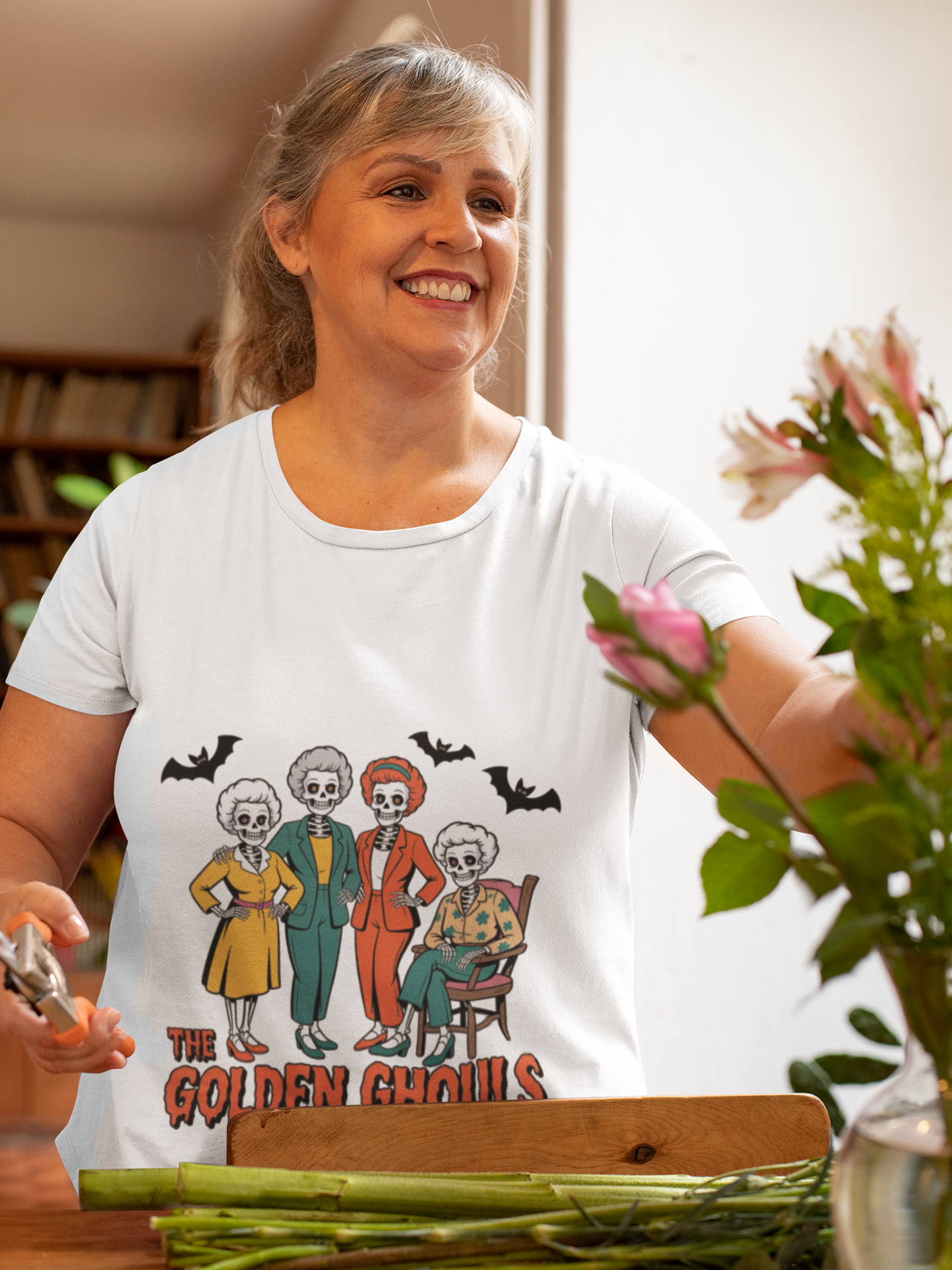 The Golden Ghouls Unisex Tee: Magical Attitude Shirt, Witchy Apparel, Unique Gift, Humor T-Shirt, Fun Everyday Wear