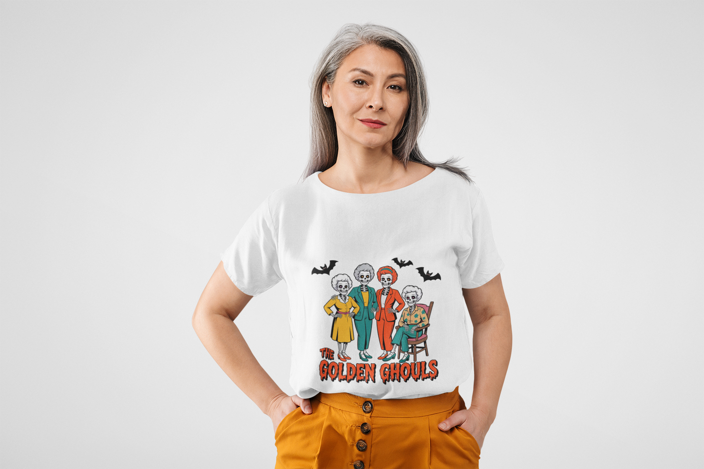The Golden Ghouls Unisex Tee: Magical Attitude Shirt, Witchy Apparel, Unique Gift, Humor T-Shirt, Fun Everyday Wear
