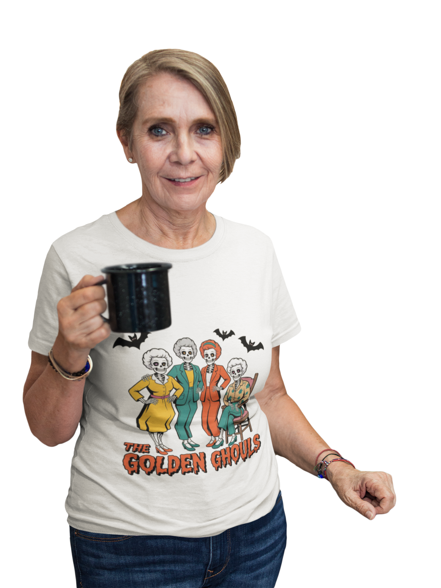 The Golden Ghouls Unisex Tee: Magical Attitude Shirt, Witchy Apparel, Unique Gift, Humor T-Shirt, Fun Everyday Wear