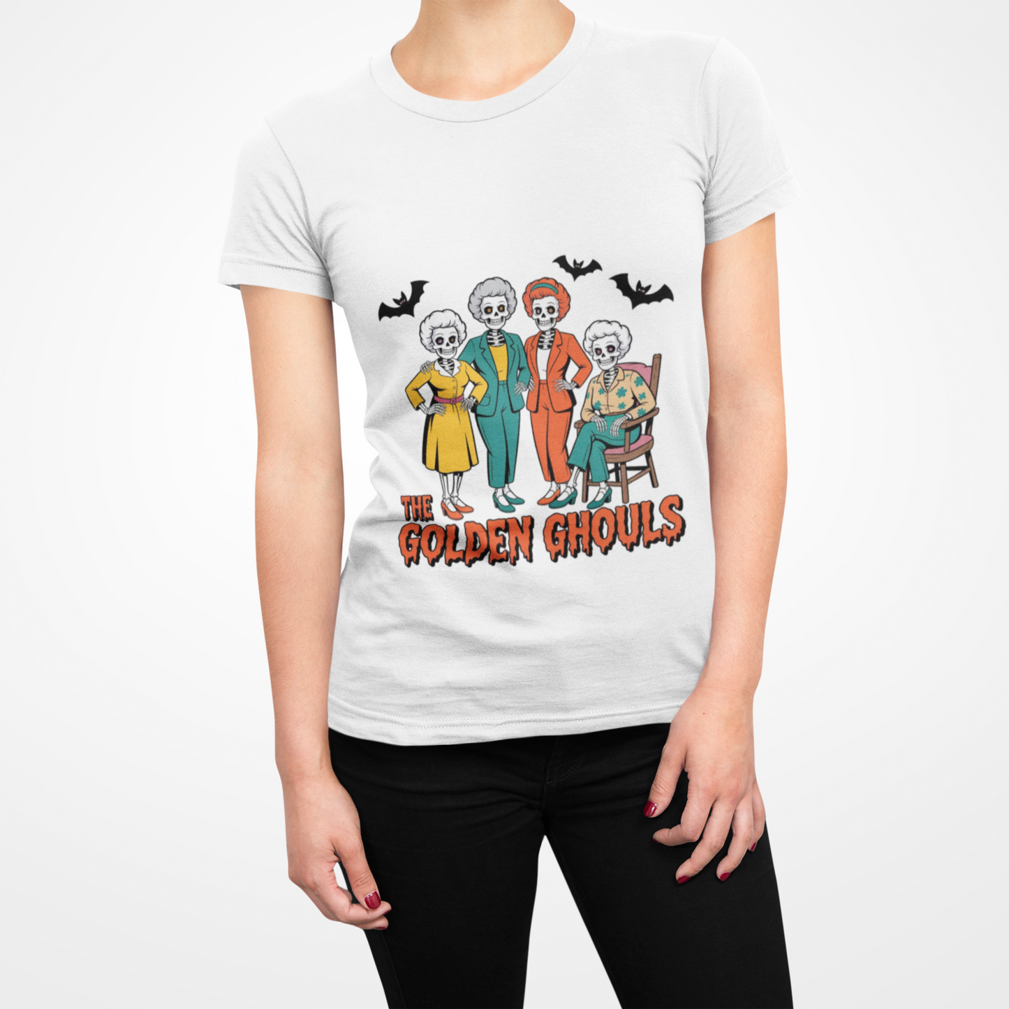 The Golden Ghouls Unisex Tee: Magical Attitude Shirt, Witchy Apparel, Unique Gift, Humor T-Shirt, Fun Everyday Wear