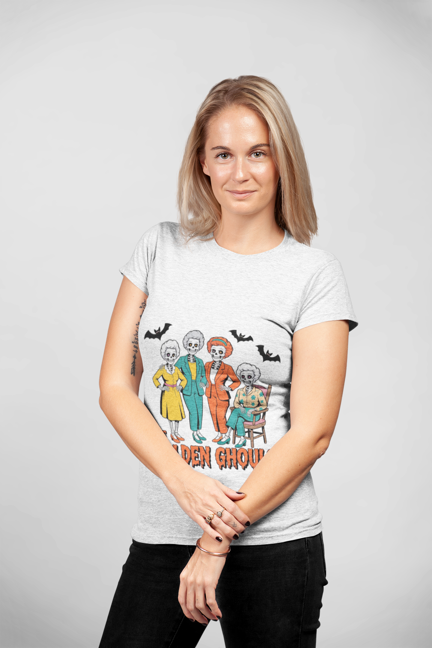 The Golden Ghouls Unisex Tee: Magical Attitude Shirt, Witchy Apparel, Unique Gift, Humor T-Shirt, Fun Everyday Wear