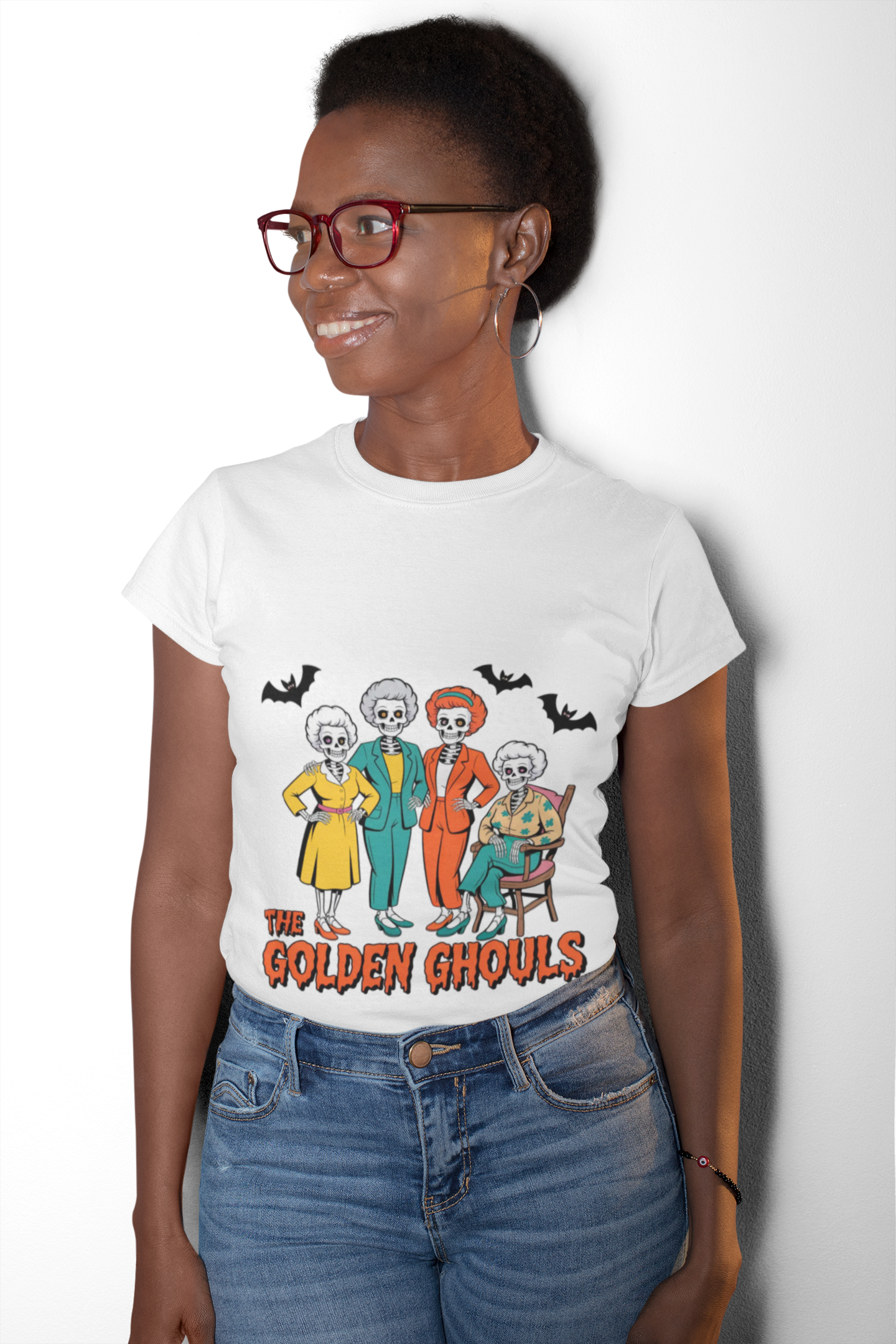 The Golden Ghouls Unisex Tee: Magical Attitude Shirt, Witchy Apparel, Unique Gift, Humor T-Shirt, Fun Everyday Wear