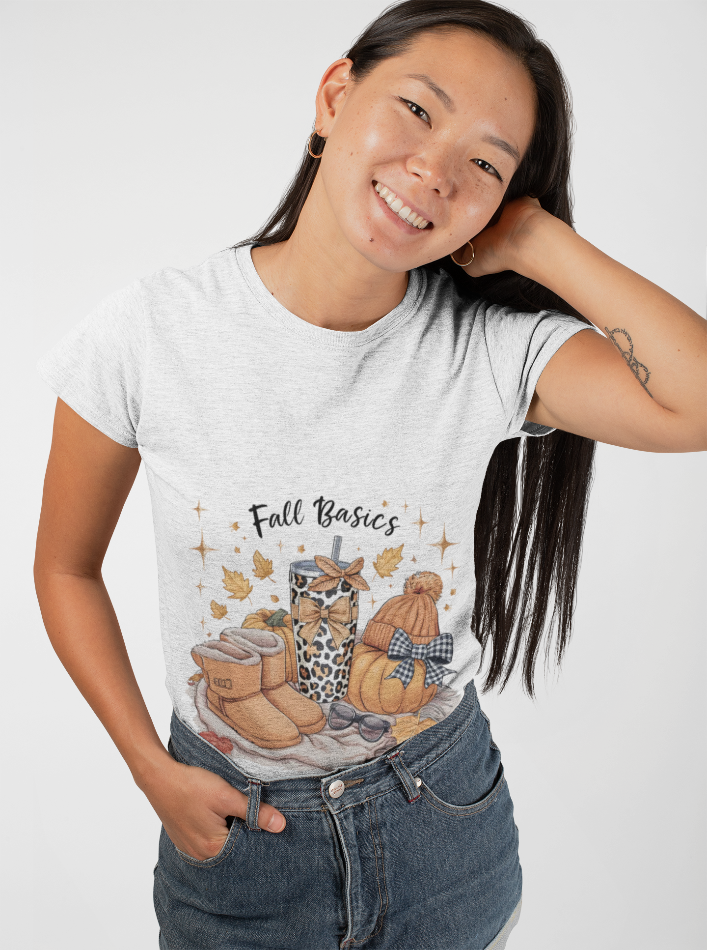 Fall Basics Unisex Tee: Magical Attitude Shirt, Witchy Apparel, Unique Gift, Humor T-Shirt, Fun Everyday Wear