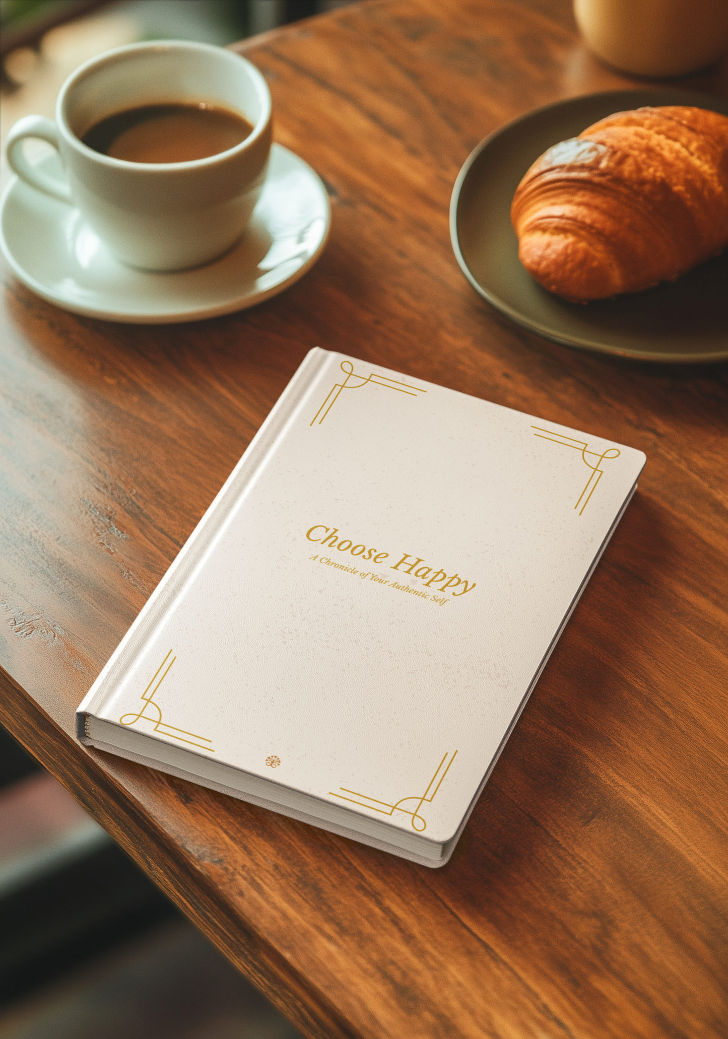 Choose Happy Hardcover Journal — Matte