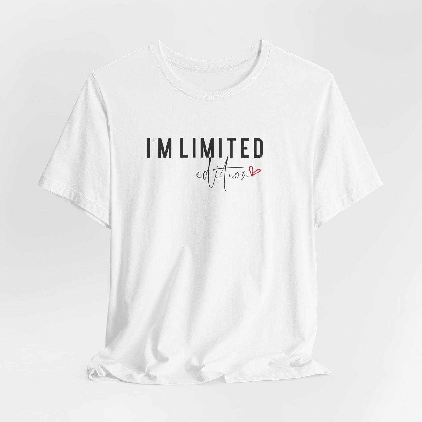 I'm Limited Edition Short Sleeve Tee - Unisex T-shirt for Everyday Wear, Casual Gift, Trendy Apparel, Perfect for Self-Expression, [...]