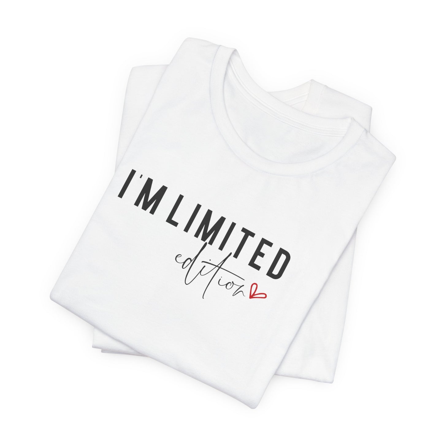I'm Limited Edition Short Sleeve Tee - Unisex T-shirt for Everyday Wear, Casual Gift, Trendy Apparel, Perfect for Self-Expression, [...]