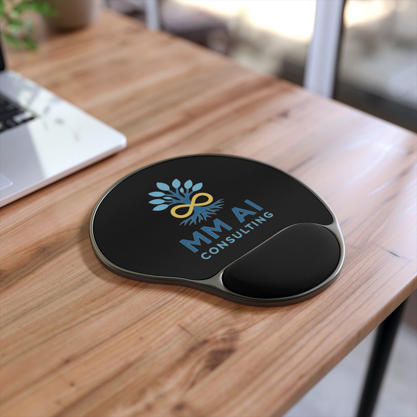 Personalized Mouse Pad with Wrist Rest — Ergonomic Office Desk Mousepad