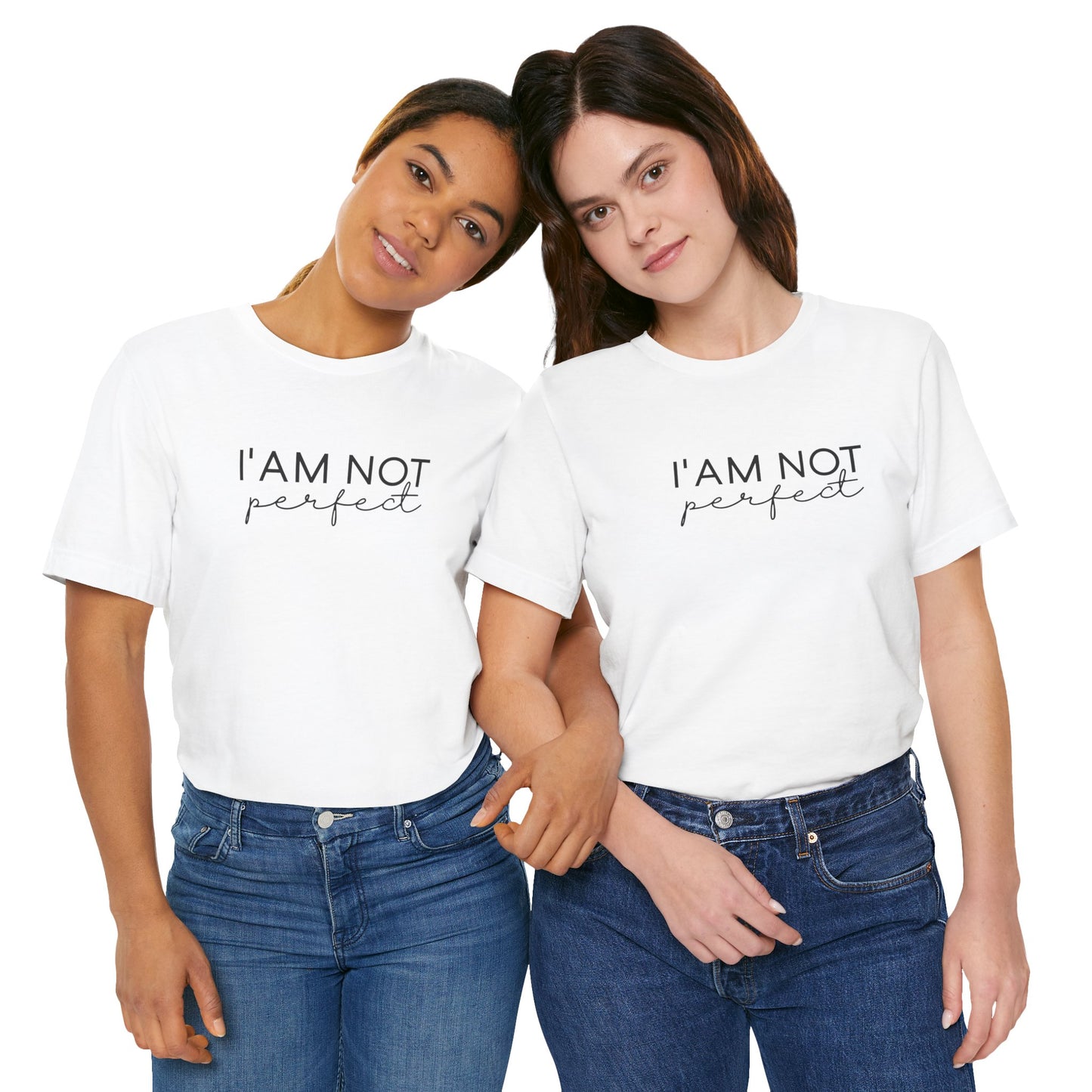 I'Am Not Perfect Short Sleeve Tee - Unisex T-shirt for Everyday Wear, Casual Gift, Trendy Apparel, Perfect for Self-Expression, [...]