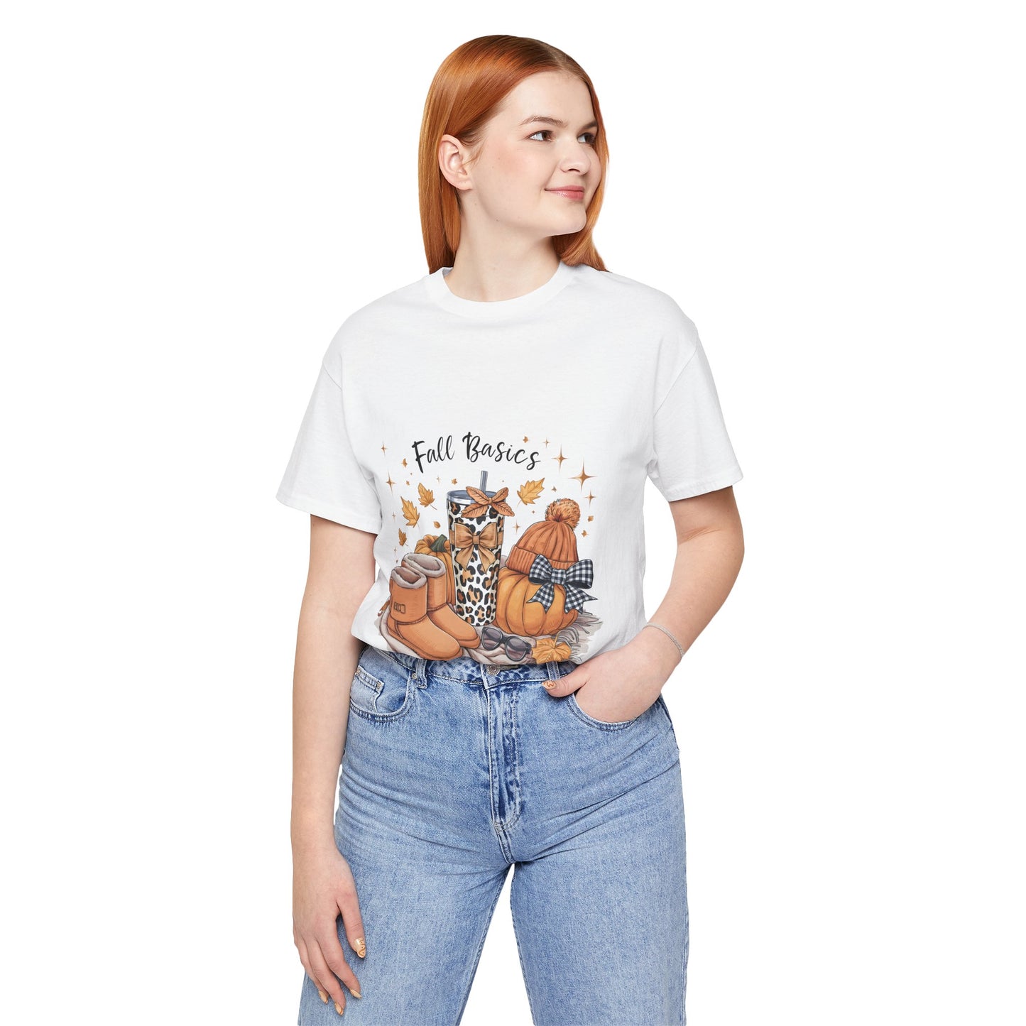 Fall Basics Unisex Tee: Magical Attitude Shirt, Witchy Apparel, Unique Gift, Humor T-Shirt, Fun Everyday Wear