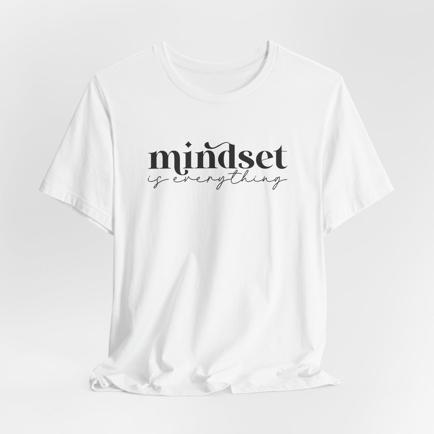 Mindset is Everything Short Sleeve Tee - Unisex T-shirt for Everyday Wear, Casual Gift, Trendy Apparel, Perfect for Self-Expression, [...]