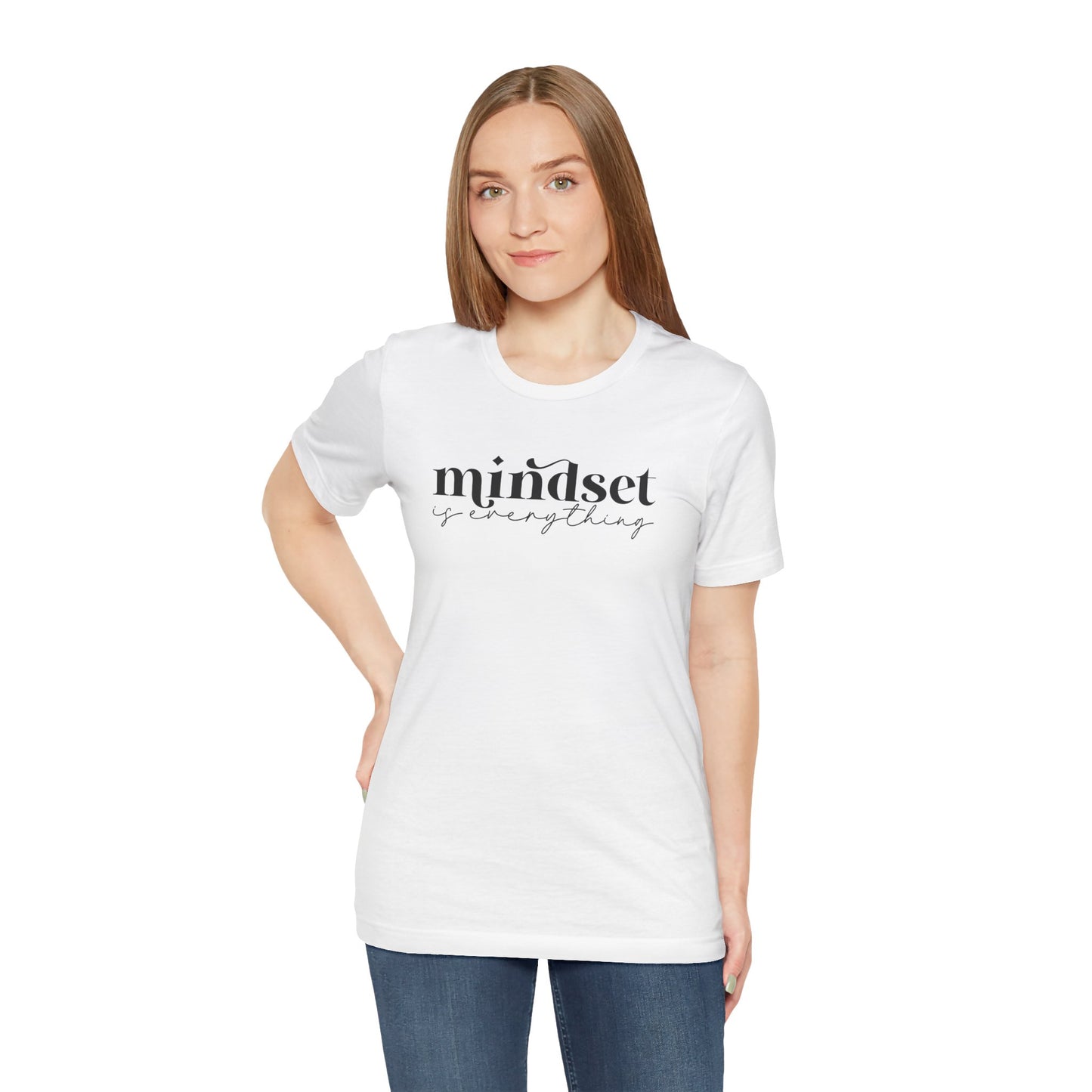 Mindset is Everything Short Sleeve Tee - Unisex T-shirt for Everyday Wear, Casual Gift, Trendy Apparel, Perfect for Self-Expression, [...]
