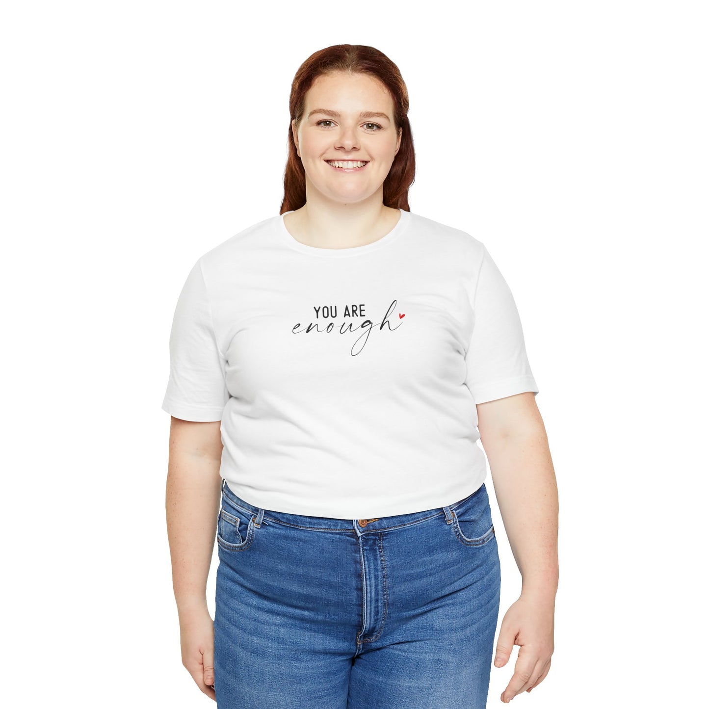 You Are Enough Short Sleeve Tee - Unisex T-shirt for Everyday Wear, Casual Gift, Trendy Apparel, Perfect for Self-Expression, [...]