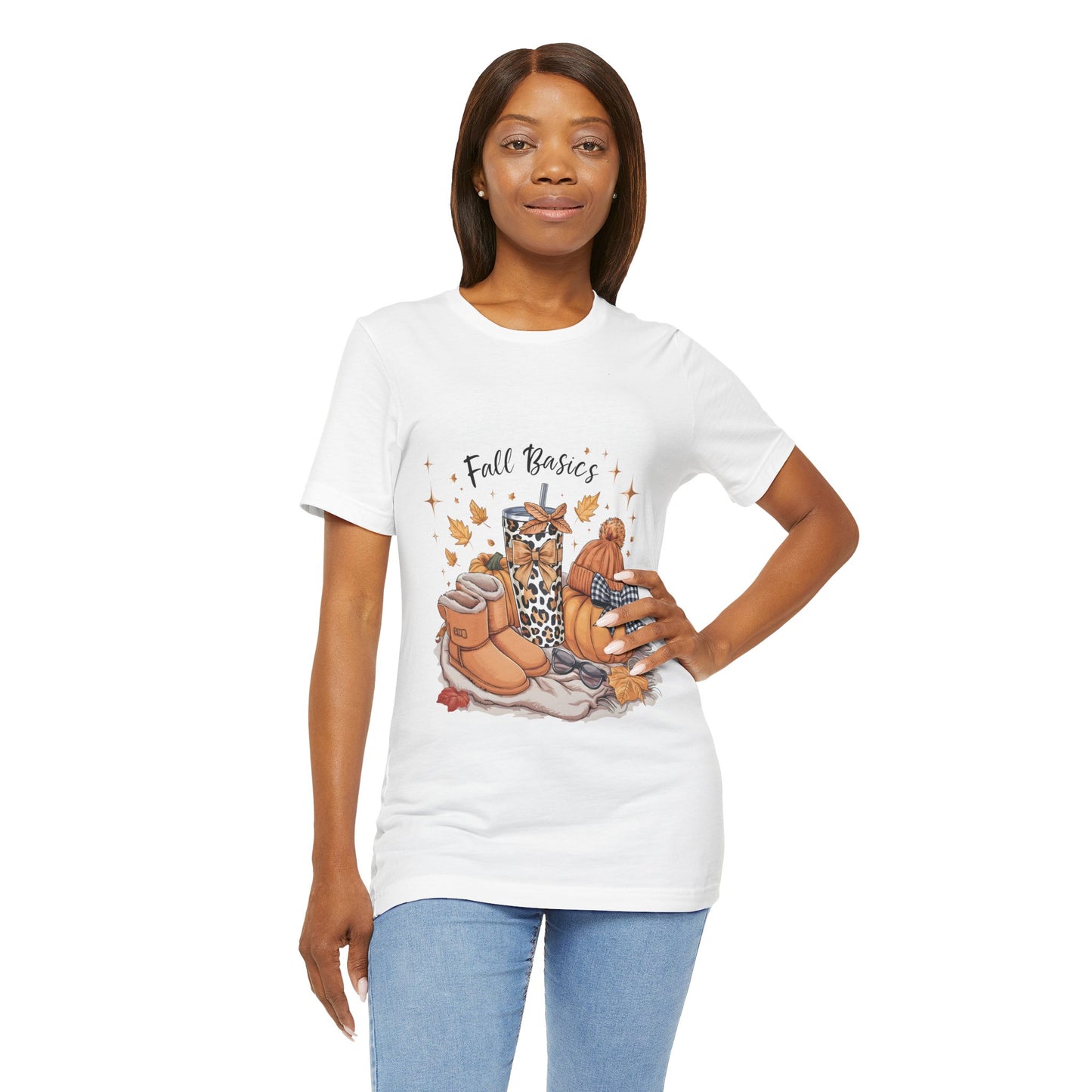 Fall Basics Unisex Tee: Magical Attitude Shirt, Witchy Apparel, Unique Gift, Humor T-Shirt, Fun Everyday Wear