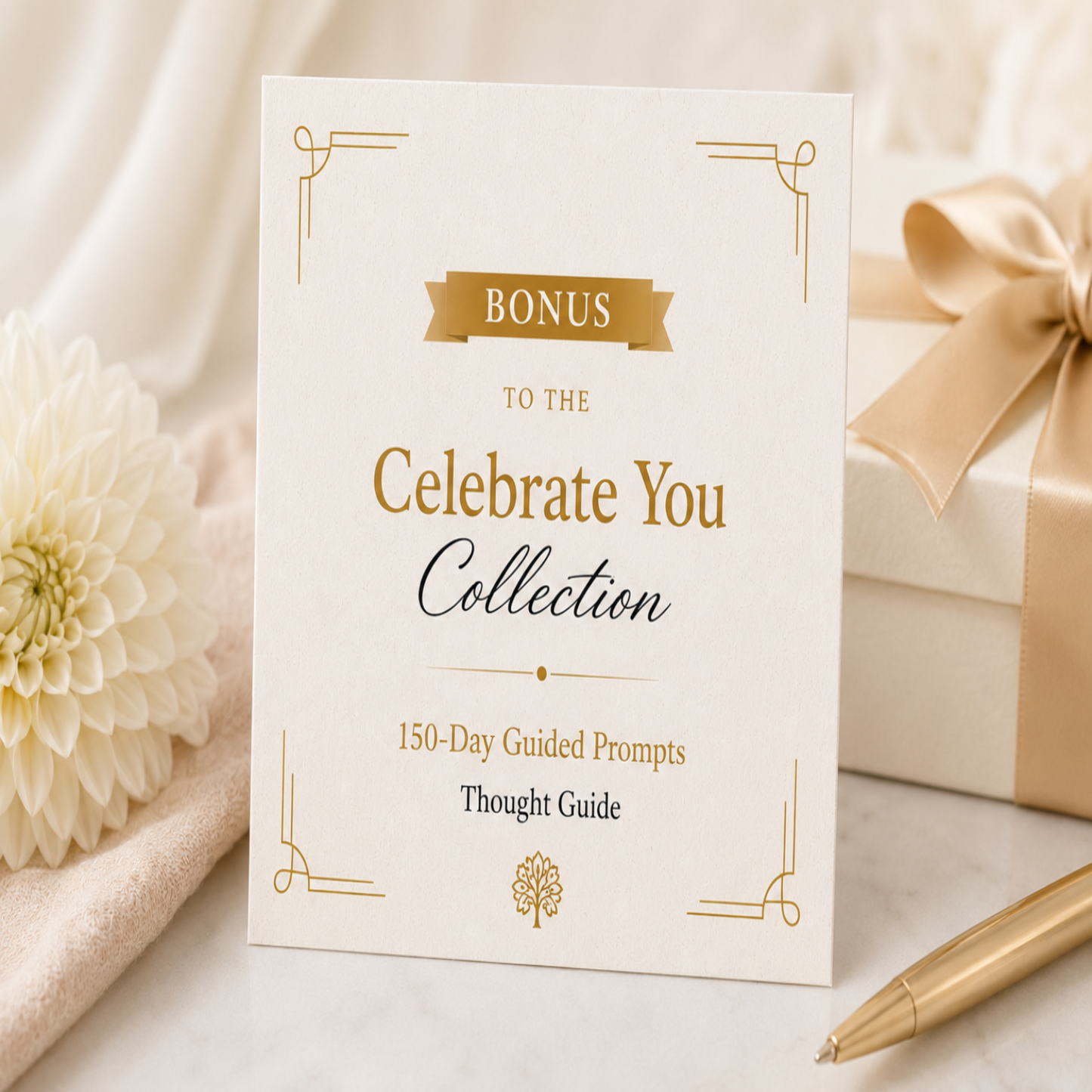 Celebrate You Bonus Thought Guide | 150 Guided Journal Prompts Digital Download