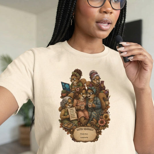 Personalized Sister Squirrels Friendship T-Shirt
